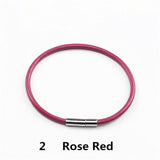 BANGLE Women's Leather Bracelets 2pcs Real Leather Cord Bracelet