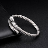 BANGLE Trendy Sporty Braided Mesh Surface Male Charm Bracelets