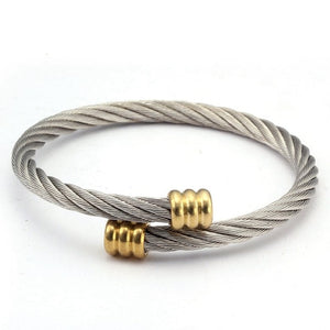 BANGLE Trendy Sporty Braided Mesh Surface Male Charm Bracelets