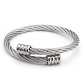 BANGLE Trendy Sporty Braided Mesh Surface Male Charm Bracelets