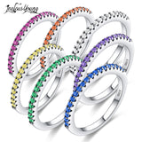 Rings New Fashion Multicolor Zirconia Party Women Engagement