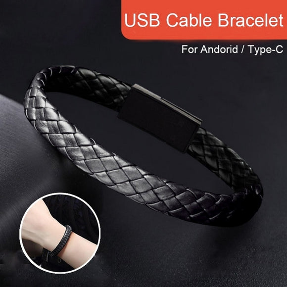 BANGLE 2019 Mobile Phone Data Cable Braided Bracelets