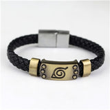 Wristband Hot Anime Naruto Braid Leather Bracelets Bangles
