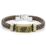 Wristband Hot Anime Naruto Braid Leather Bracelets Bangles