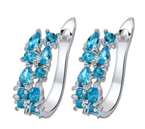 Earrings Luxury 925 Sterling Sliver Stud