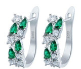 Earrings Luxury 925 Sterling Sliver Stud