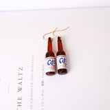 Earrings Personalized mineral water bottles