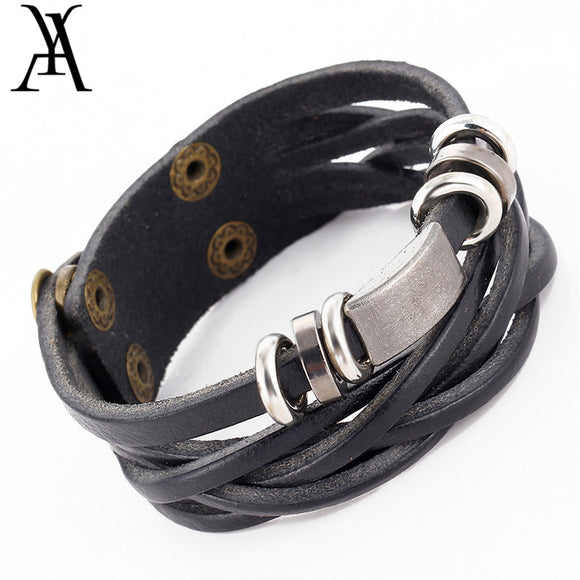 WRISTBAND Leather Wristband Bracelets