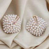 Earrings  New Fashion Jewelry Crystal Rhinestone Pearl Stud