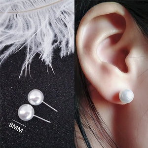 Earrings  New Fashion Jewelry Crystal Rhinestone Pearl Stud