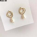 Earrings Sterling Silver Pin Metal Gold