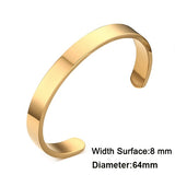 BANGLE  8mm Width Surface