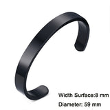 BANGLE  8mm Width Surface