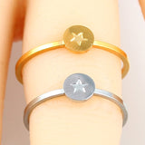 Rings  for women heart letter
