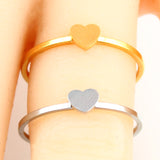 Rings  for women heart letter