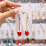 Earrings Hot Sale Rhinestone Pearl Enamel Clip