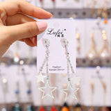 Earrings Hot Sale Rhinestone Pearl Enamel Clip