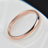 Rings 1PC Hot Simple Unisex 2mm