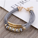 BANGLE  Wholesale 2019 New Fashion Jewelry Leather Bracelet