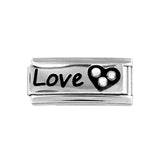 BANGLE Accessories Jewelry Letter Charm Chain Bracelet