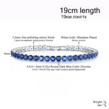 BANGLE  Color Fashioh Luxury Crystal Tennis Bracelet Zircon Beads Bracelet