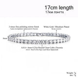 BANGLE  Color Fashioh Luxury Crystal Tennis Bracelet Zircon Beads Bracelet