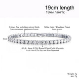 BANGLE  Color Fashioh Luxury Crystal Tennis Bracelet Zircon Beads Bracelet