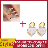 Rings  3Pcs/Set Fashion Geometry Intersect Crystal