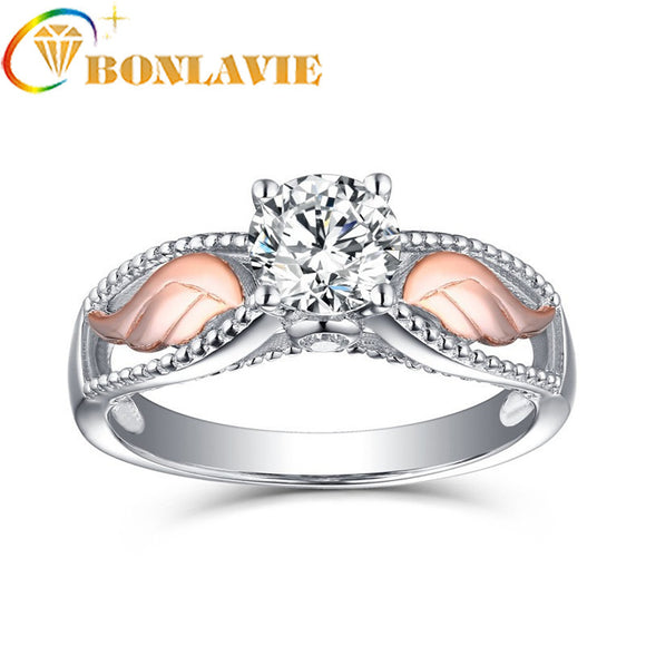 Rings New Fashion Zircon Jewelry Angel Of Wing Part Rose Gold