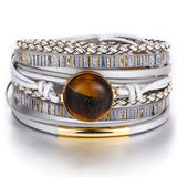 Wristband New Vintage Pearl Beads Leather Bracelets & Bangles