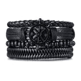 Wristband  Rope Braided Multilayer Leather Bracelet