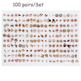 Earrings 100 & 36 Pairs