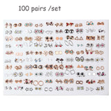 Earrings 100 & 36 Pairs