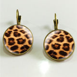 Earrings  charm henna yoga amulet ladies round