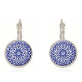 Earrings  charm henna yoga amulet ladies round