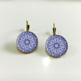 Earrings  charm henna yoga amulet ladies round