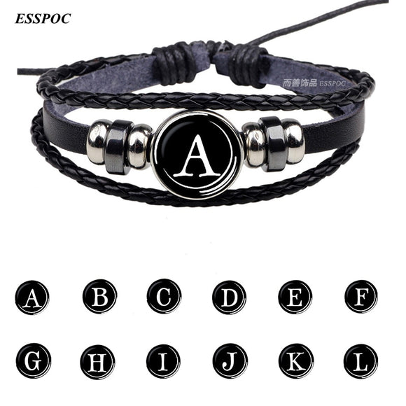 BANGLE 26 Letters Bracelet Personality Team Name Rope