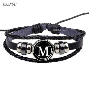 BANGLE 26 Letters Bracelet Personality Team Name Rope