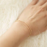 BANGLE Personality  Jewelry Shell Slices Pendant Femme Accessories Bracelet