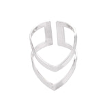 Rings  2019 New Fashion Boho Double Lines V Chevron
