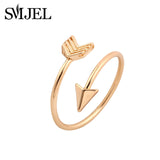 Rings  2019 New Fashion Boho Double Lines V Chevron