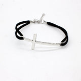BANGLE NEW Multilayer Handcuffs simple Leather charm Bracelets