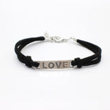 BANGLE NEW Multilayer Handcuffs simple Leather charm Bracelets