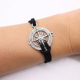 BANGLE NEW Multilayer Handcuffs simple Leather charm Bracelets