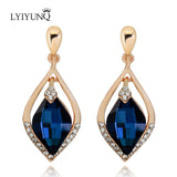 Earrings Hot Fashion Brincos Vintage Long Square Crystal