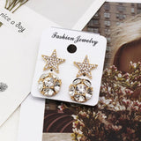 Earrings Hot Fashion Brincos Vintage Long Square Crystal
