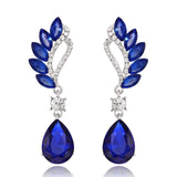 Earrings Hot Fashion Brincos Vintage Long Square Crystal