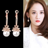Earrings Hot Fashion Brincos Vintage Long Square Crystal