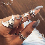 Rings 20 Styles   Crown Wave Flower Heart Lotus Star Leaf Crystal Opal Joint Ring Party Jewelry Silver