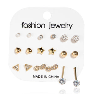 vFashion Gold Color Geometric